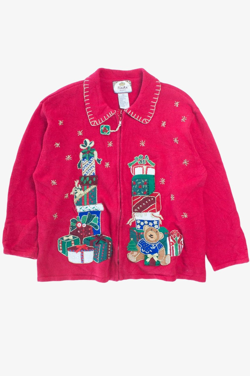 Red Ugly Christmas Cardigan 55930