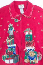 Red Ugly Christmas Cardigan 55930
