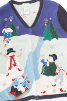 The Quacker Factory Ugly Christmas Cardigan 55935
