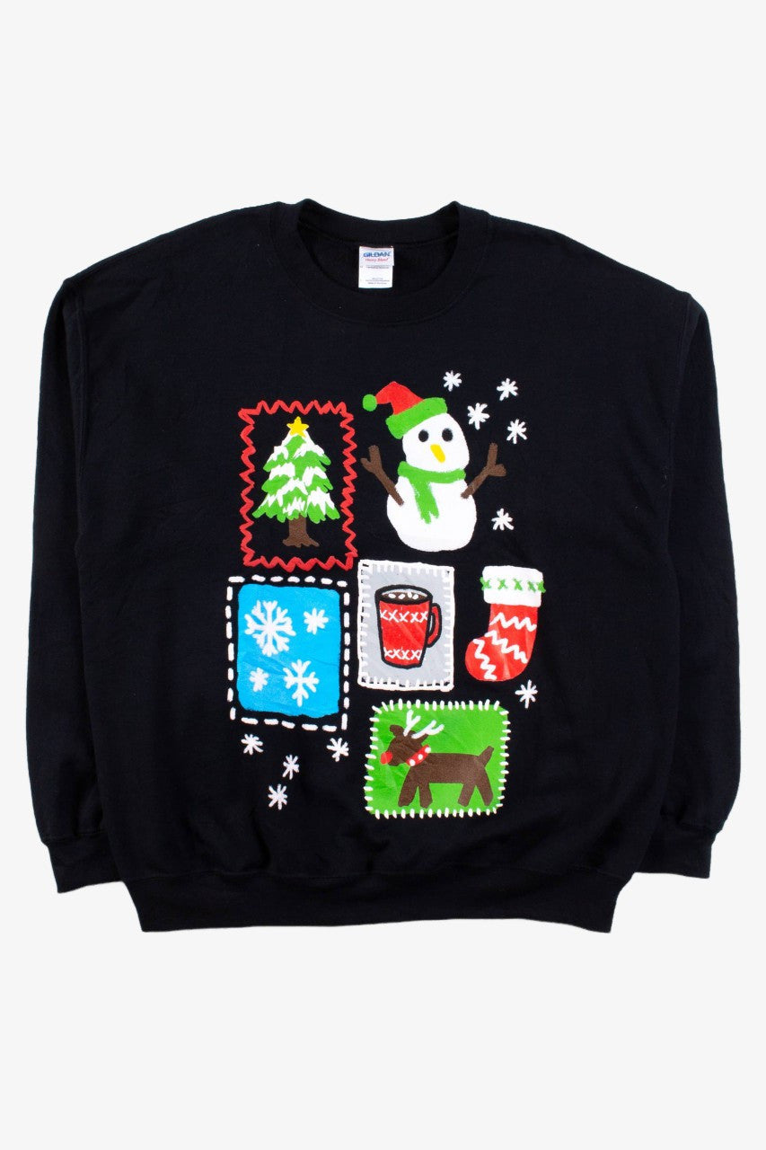 Black Ugly Christmas Sweatshirt 56007