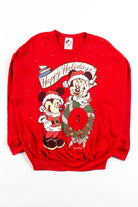 Vintage Mickey & Minnie Holiday Sweatshirt