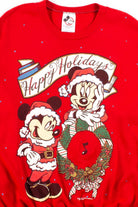 Vintage Mickey & Minnie Holiday Sweatshirt