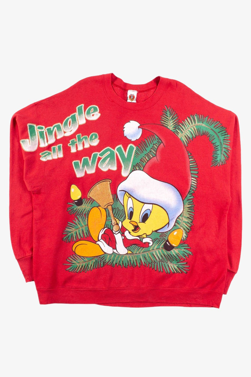 Vintage Tweety Bird Christmas Sweatshirt 1