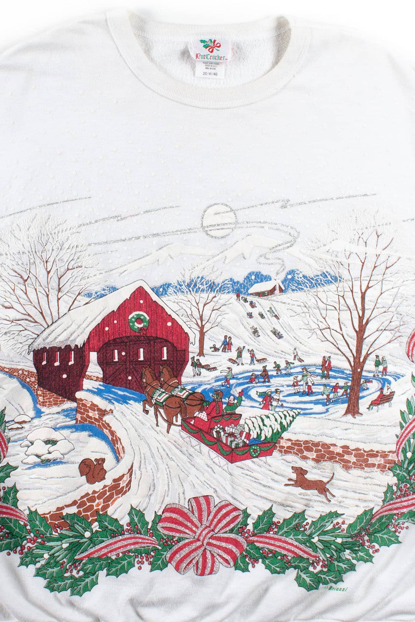 White Ugly Christmas Sweatshirt 56139