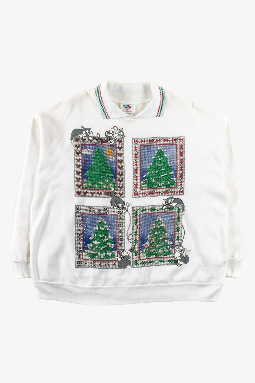 White Ugly Christmas Sweatshirt 56175