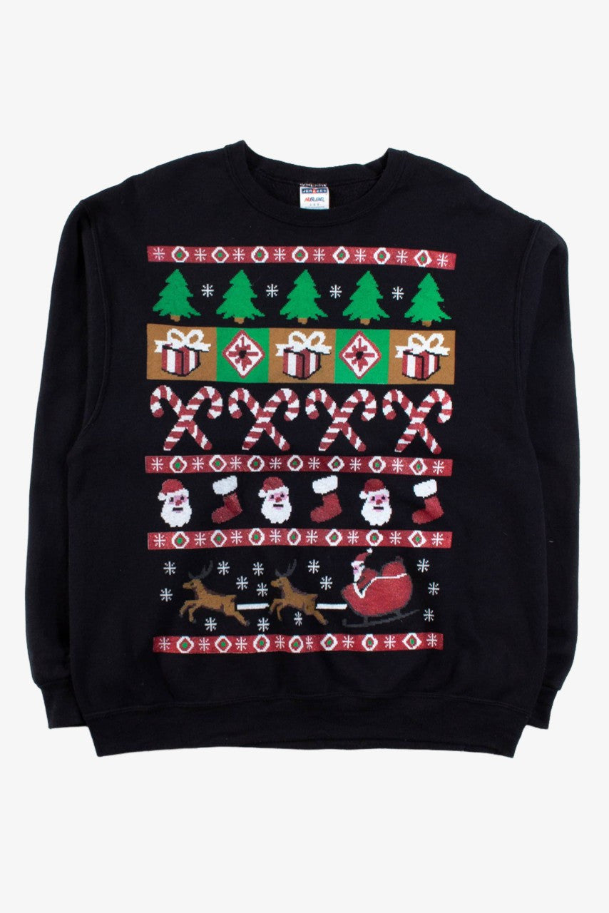 Black Ugly Christmas Sweatshirt 56224