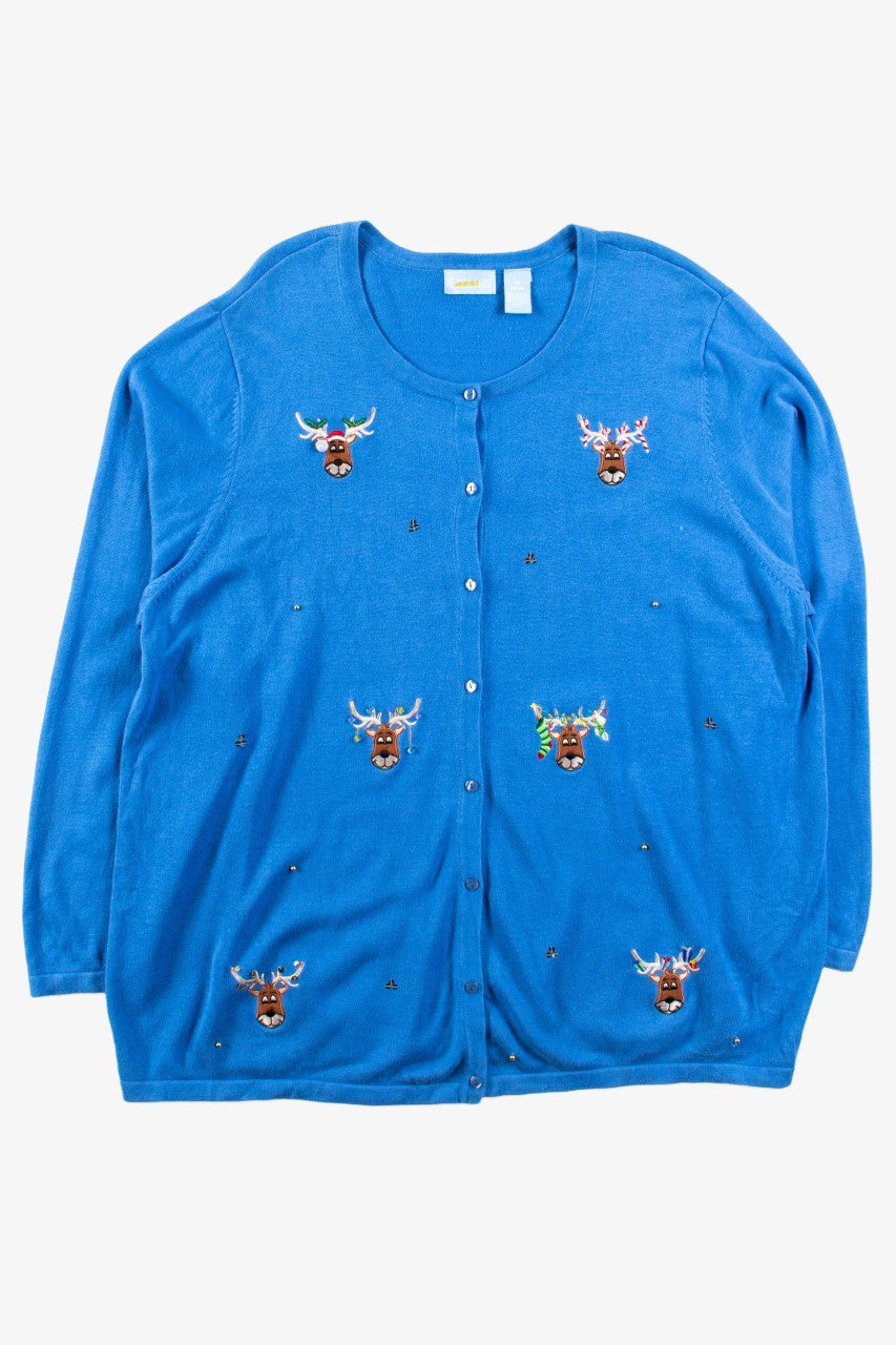 Blue Ugly Christmas Cardigan 56319