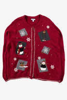 Red Ugly Christmas Cardigan 56320