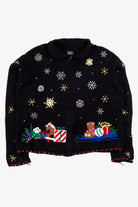 Black Ugly Christmas Cardigan 56325
