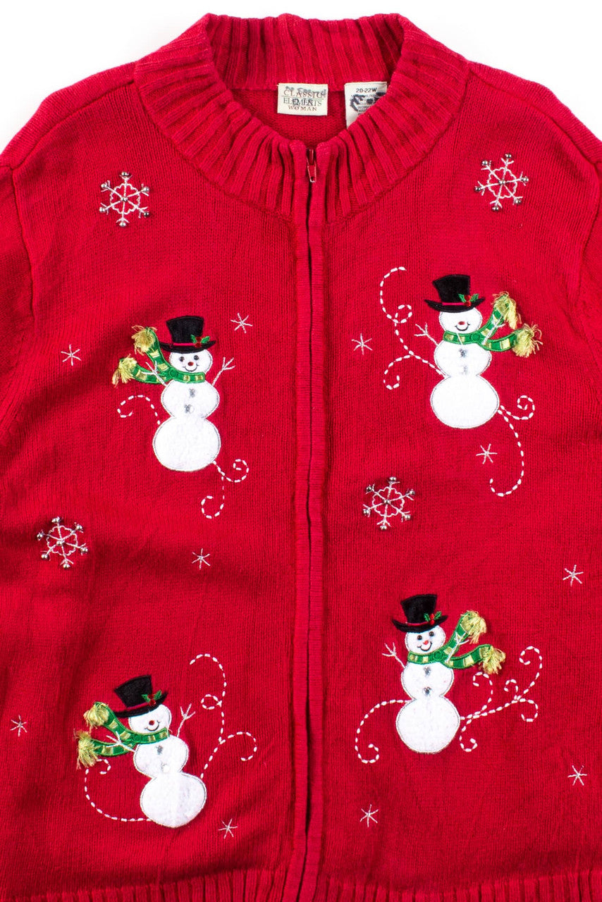 Red Ugly Christmas Cardigan 56327