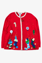 Red Ugly Christmas Cardigan 56328