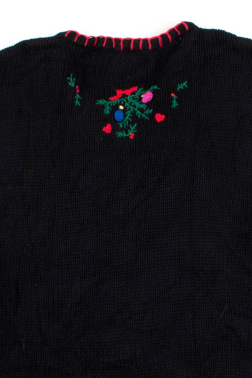 Black Ugly Christmas Pullover 56341