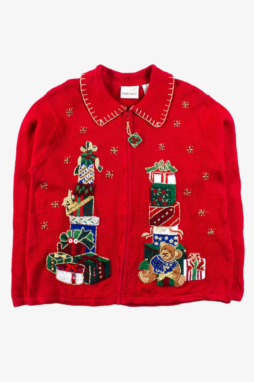 Red Ugly Christmas Cardigan 56351