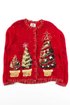 Red Ugly Christmas Cardigan 56357