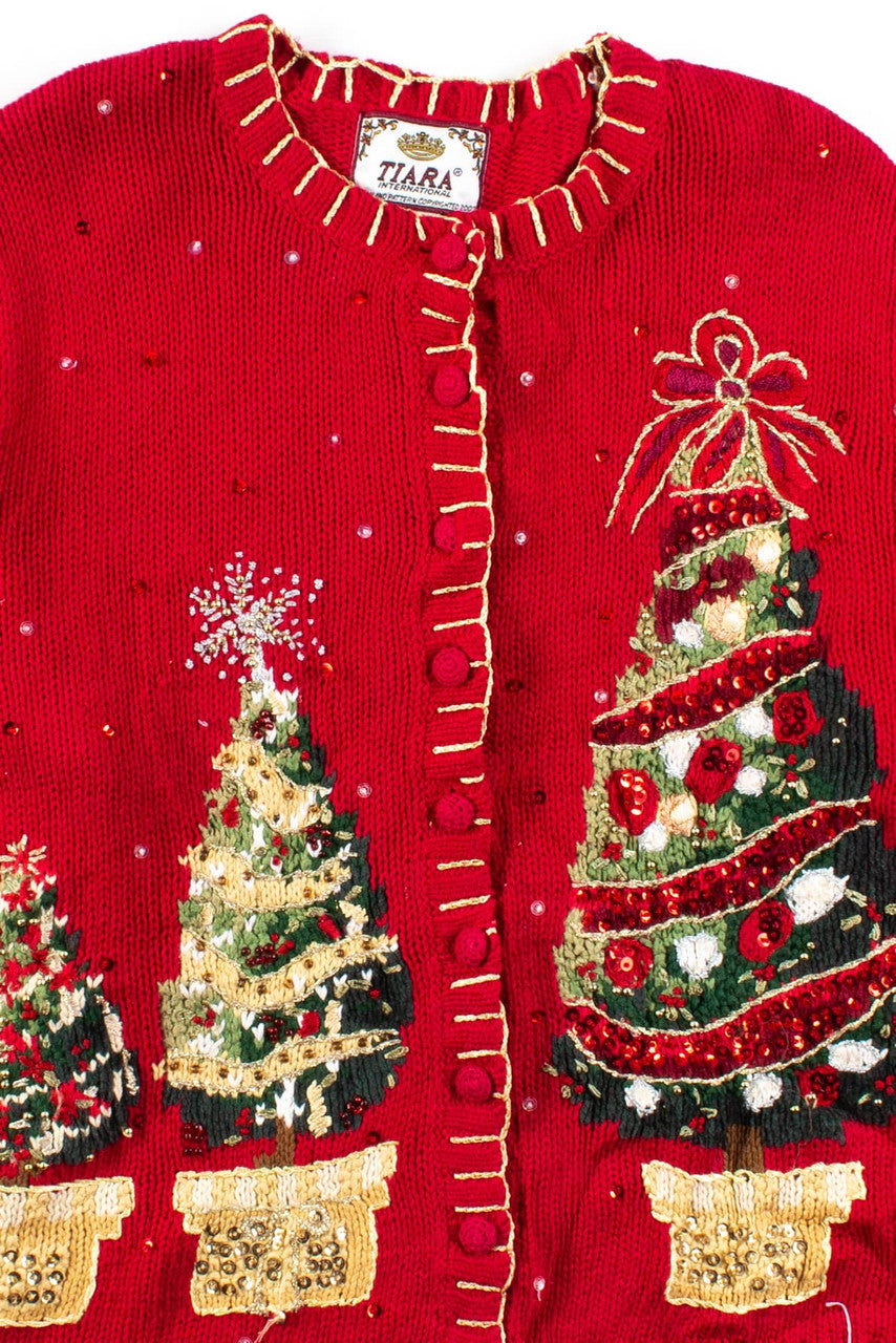 Red Ugly Christmas Cardigan 56357