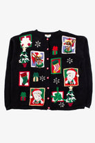 Black Ugly Christmas Cardigan 56360