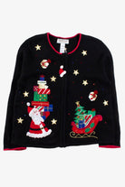 Black Ugly Christmas Cardigan 56388