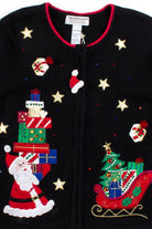 Black Ugly Christmas Cardigan 56388