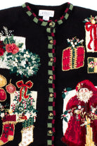Black Ugly Christmas Cardigan 56398