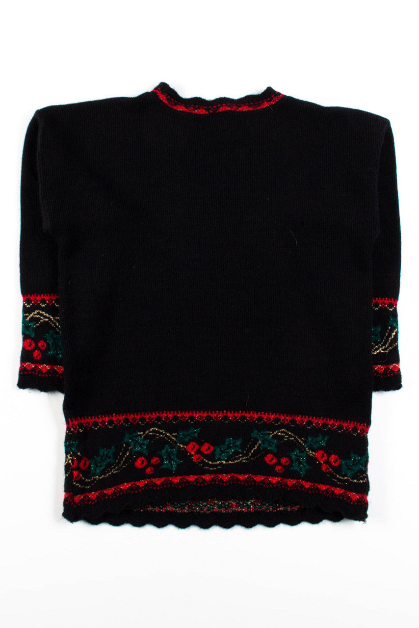 Black Ugly Christmas Pullover 56423