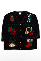 Black Ugly Christmas Cardigan 56431