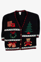 Black Ugly Christmas Cardigan 56433