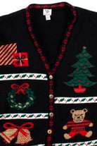 Black Ugly Christmas Cardigan 56433