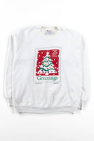 USPS Stamp Ugly Christmas Sweatshirt 56434