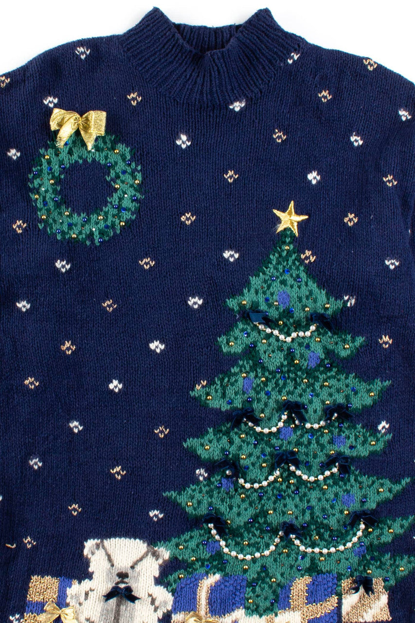 Blue Ugly Christmas Pullover 56443