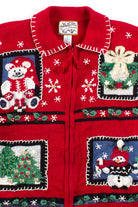 Red Ugly Christmas Cardigan 56456