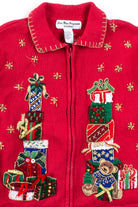 Red Ugly Christmas Cardigan 56464