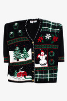 Black Ugly Christmas Cardigan 56485