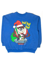 Vintage Taz Ho! Ho! Ho! Christmas Sweatshirt (1994)