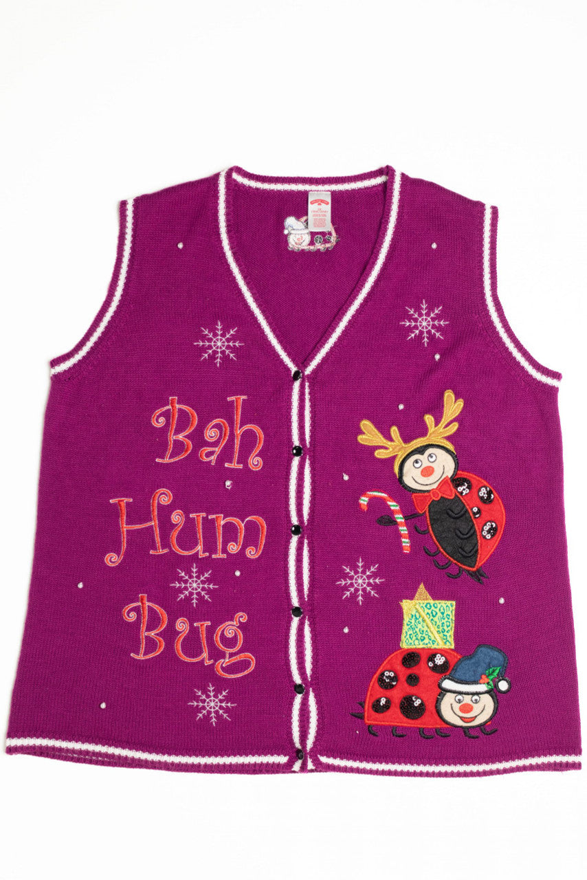Holiday Time Ugly Christmas Sweater Vest