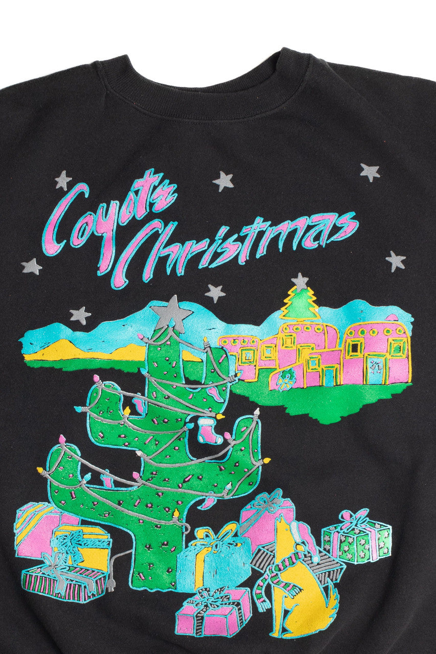 Coyote Christmas Graphic Sweatshirt
