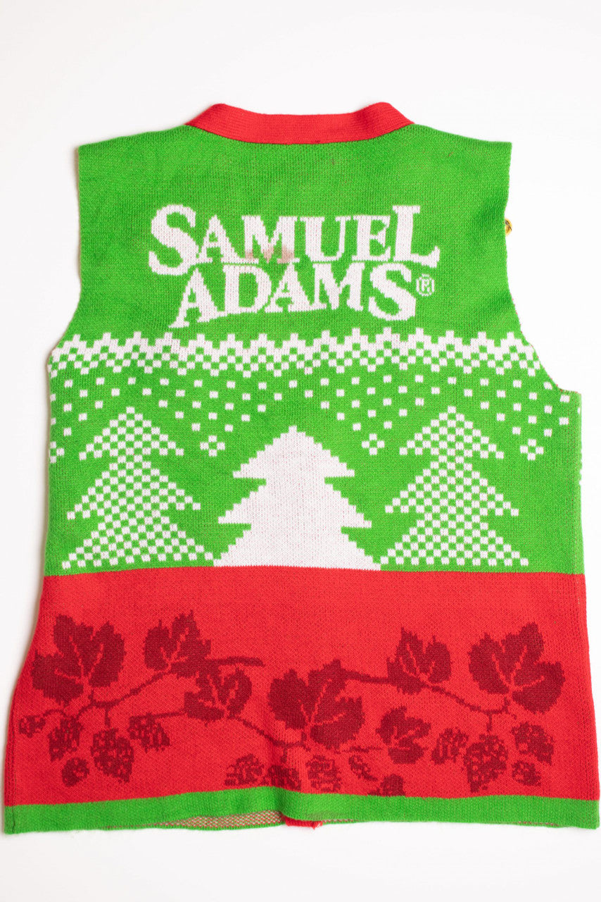 Samual Adams Ugly Christmas Sweater Vest