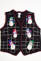 Black Ugly Christmas Vest