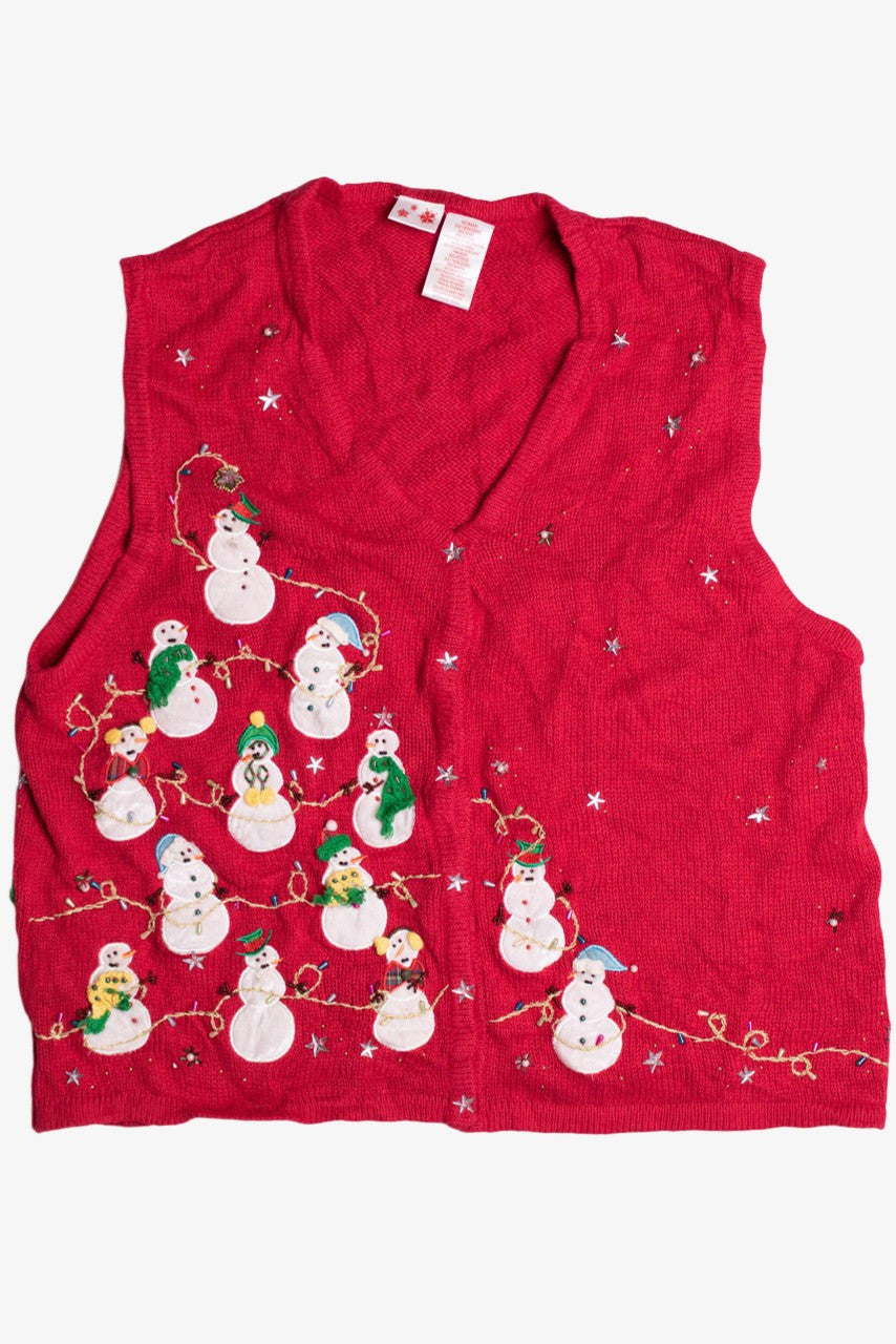 Red Ugly Christmas Vest