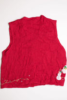 Red Ugly Christmas Vest