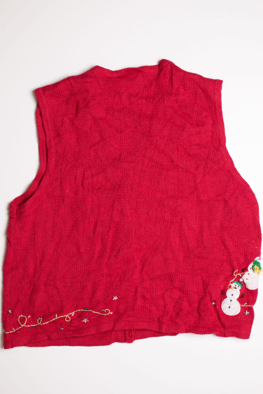 Red Ugly Christmas Vest
