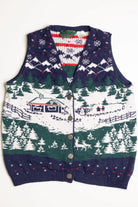 Blue Ugly Christmas Vest 56752