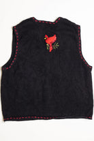 Black Ugly Christmas Sweater Vest 56765
