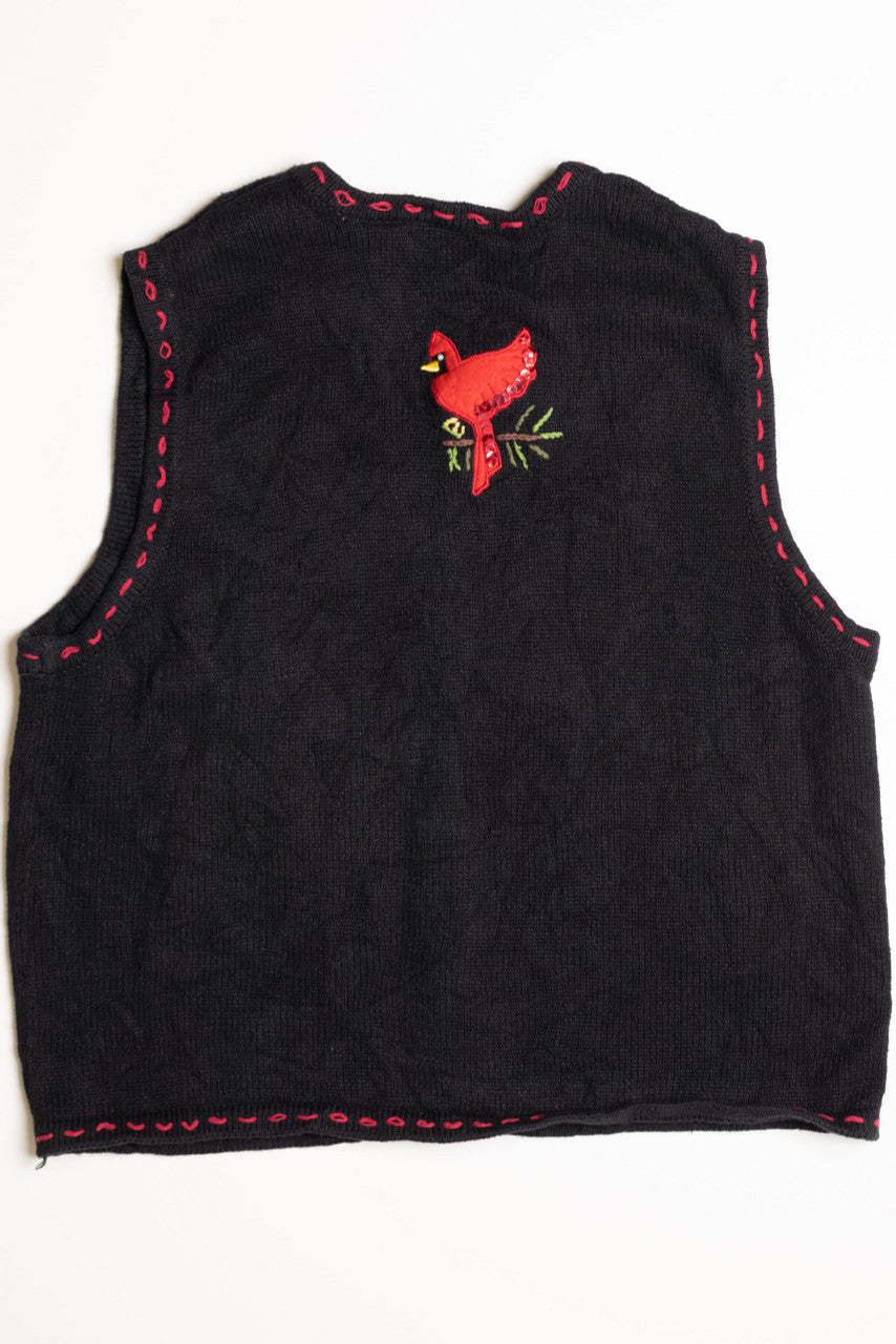Black Ugly Christmas Sweater Vest 56765