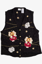 Black Ugly Christmas Sweater Vest 56776