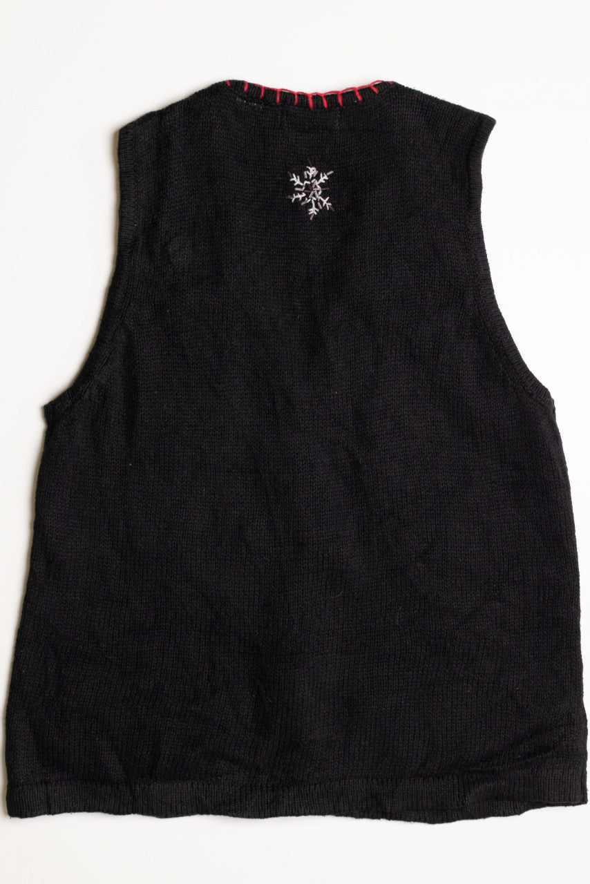 Black Ugly Christmas Vest 56793