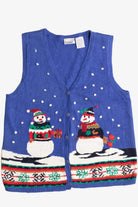 Blue Ugly Christmas Vest 56798