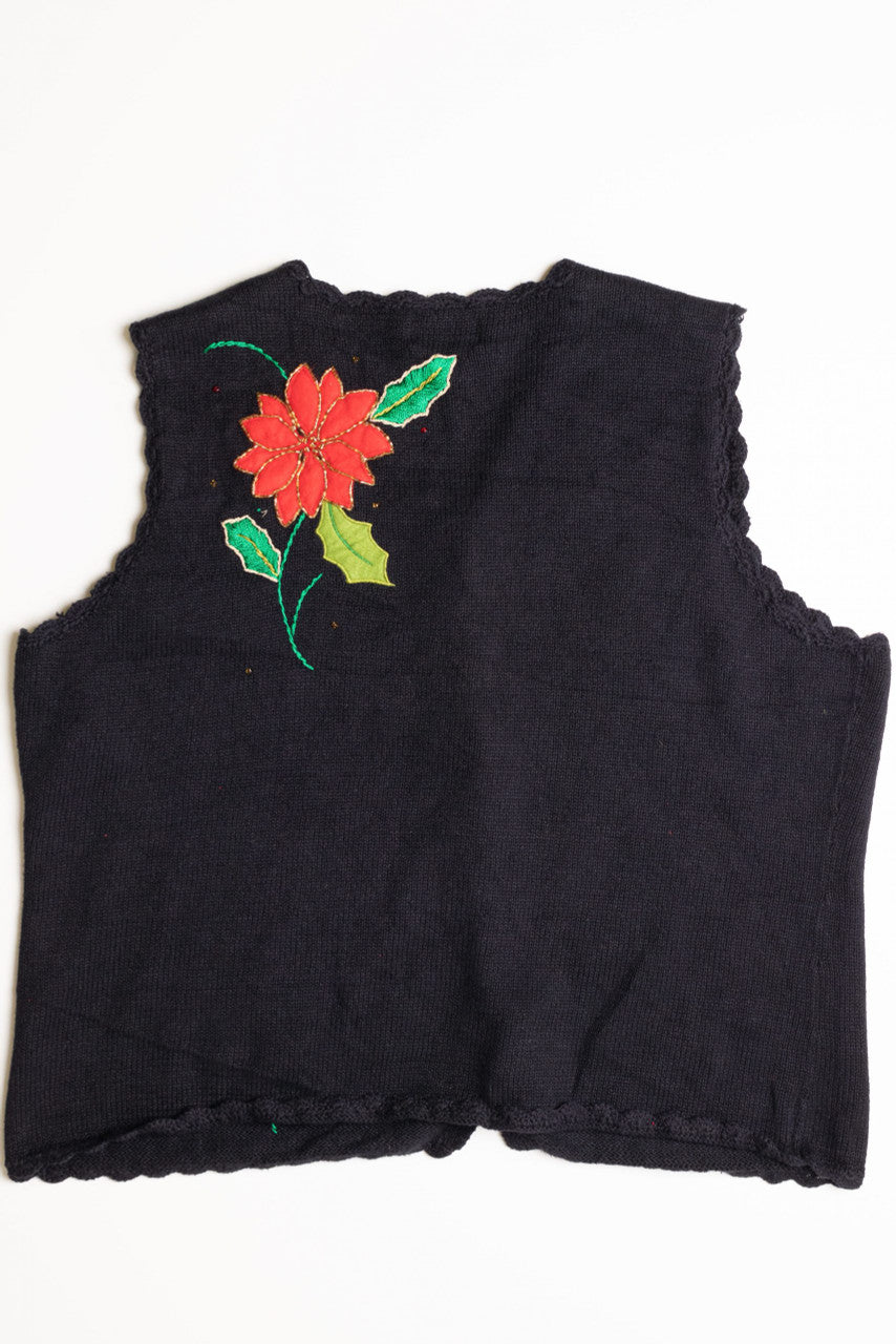 Black Ugly Christmas Vest 56812