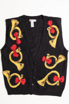Black Ugly Christmas Vest 56814
