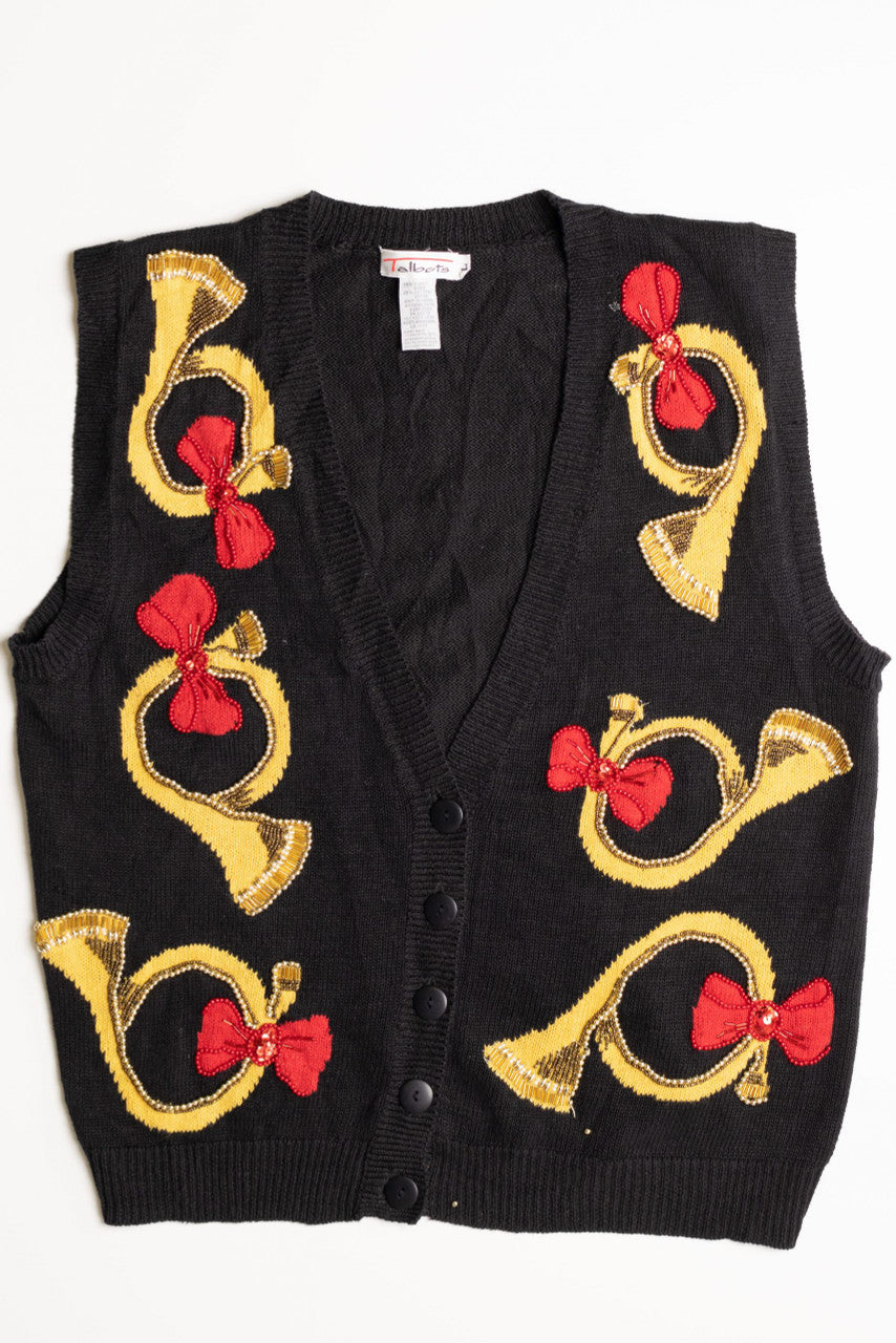 Black Ugly Christmas Vest 56814