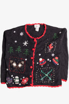 Black Ugly Christmas Cardigan 56818